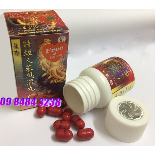 GINSENG PLUS FENG SHI WAN Trị đau nhức xương khớp do phong thấp, viêm khớp, gout ...